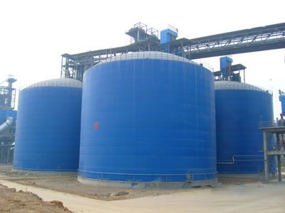 山亭水泥钢板库改造